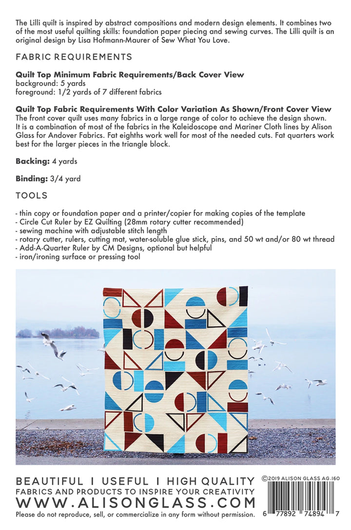Lilli - Quilt Pattern (Printed)