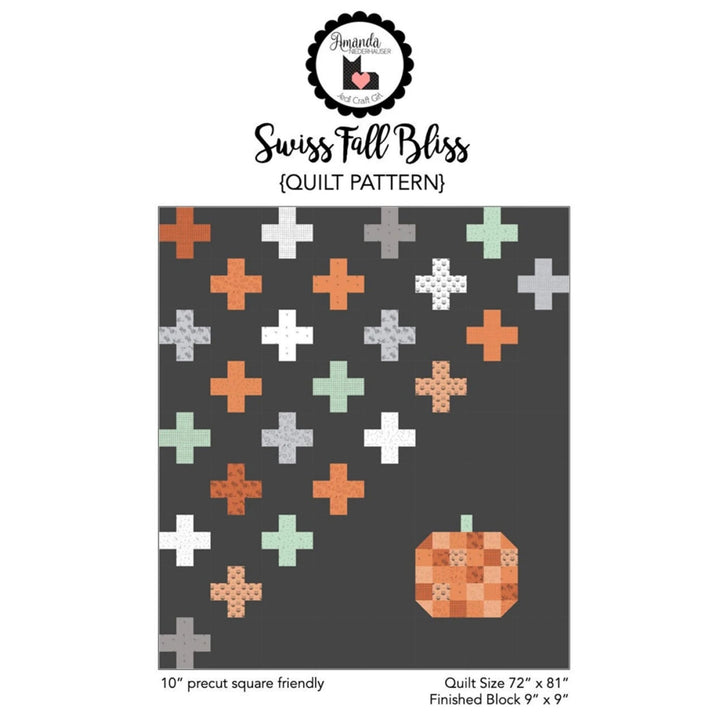 Swiss Fall Bliss - Quilt Pattern (Printed)
