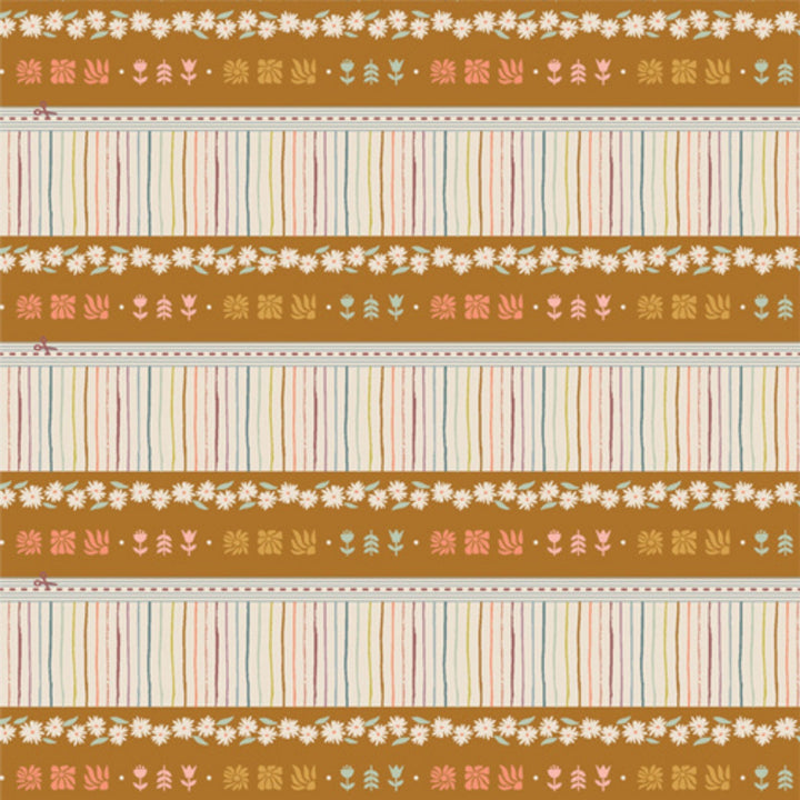 GeoBloom in Bound 2.5" Binding Stip Yardage