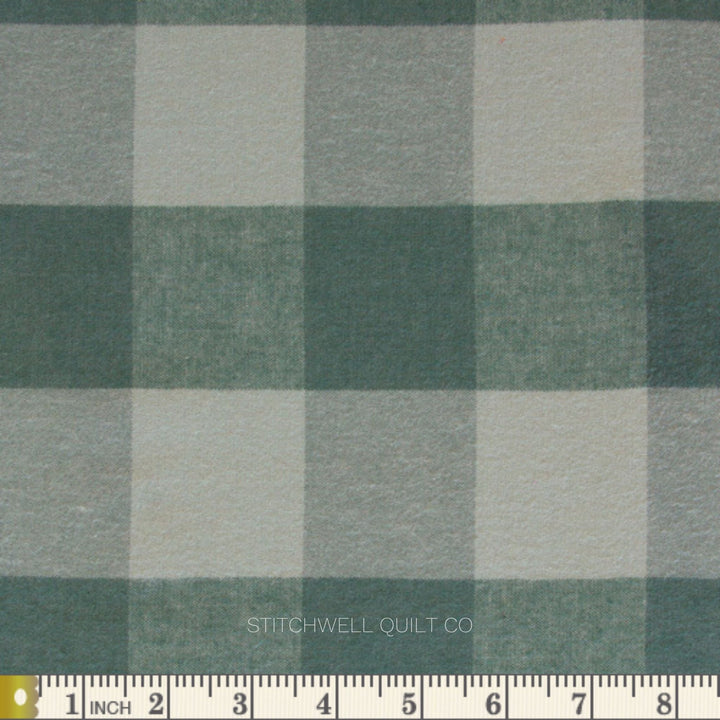 Highland Flannels - Buffalo Plaid in Loch Yardage