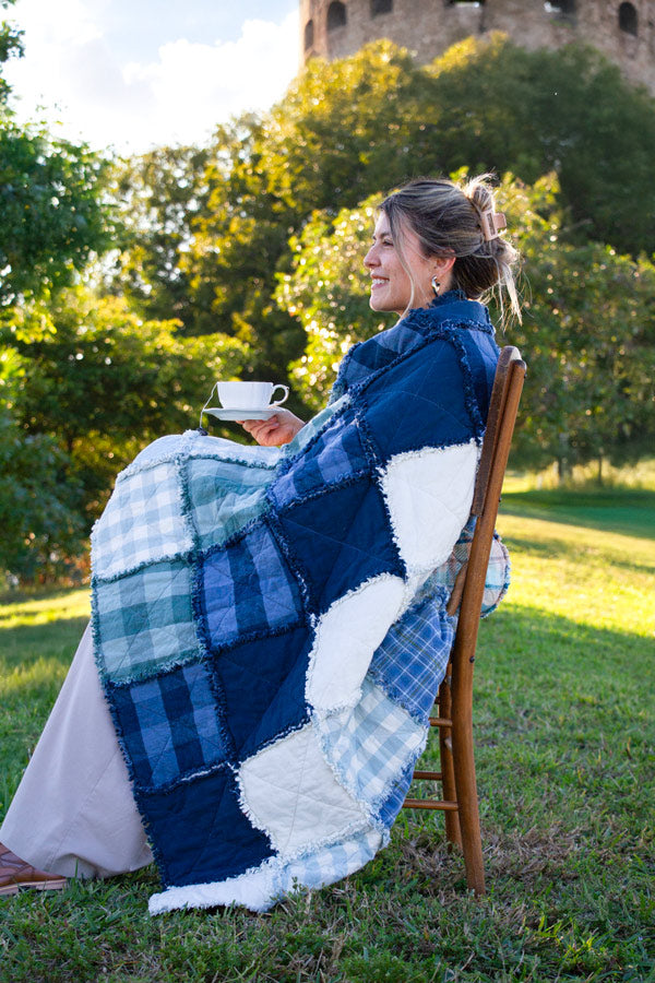 Highland Flannels - Buffalo Plaid in Loch Yardage