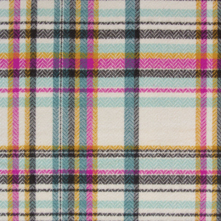 Highland Flannels - Sketch Plaid in Tealberry Yardage