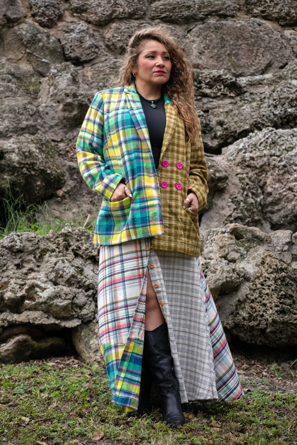 Highland Flannels - Sketch Plaid in Tealberry Yardage