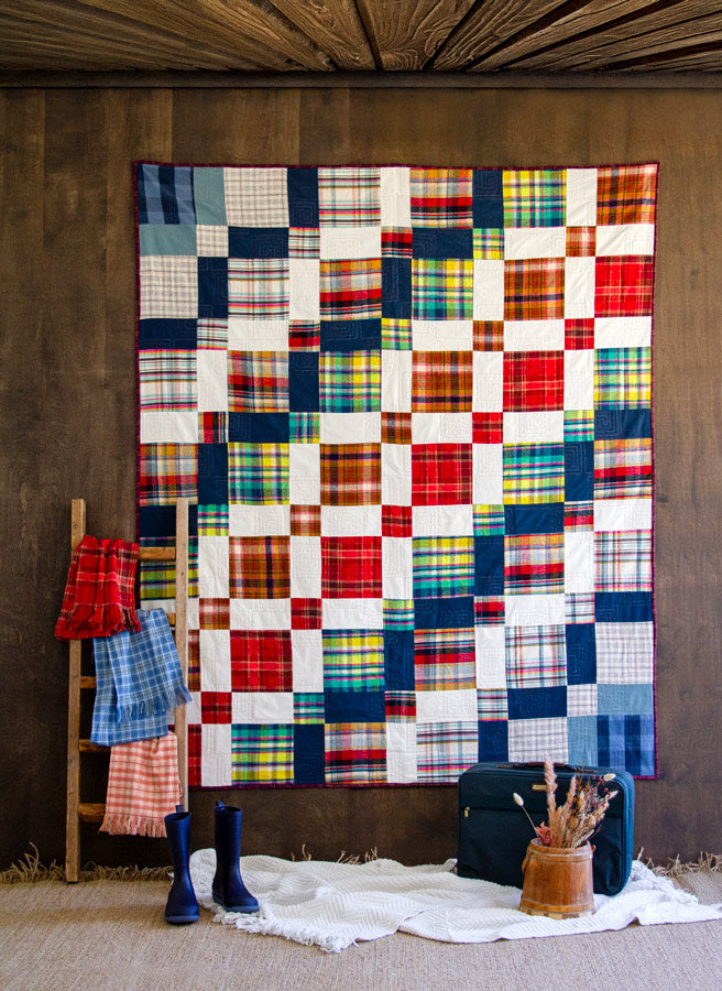 Highland Flannels - Sketch Plaid in Tealberry Yardage