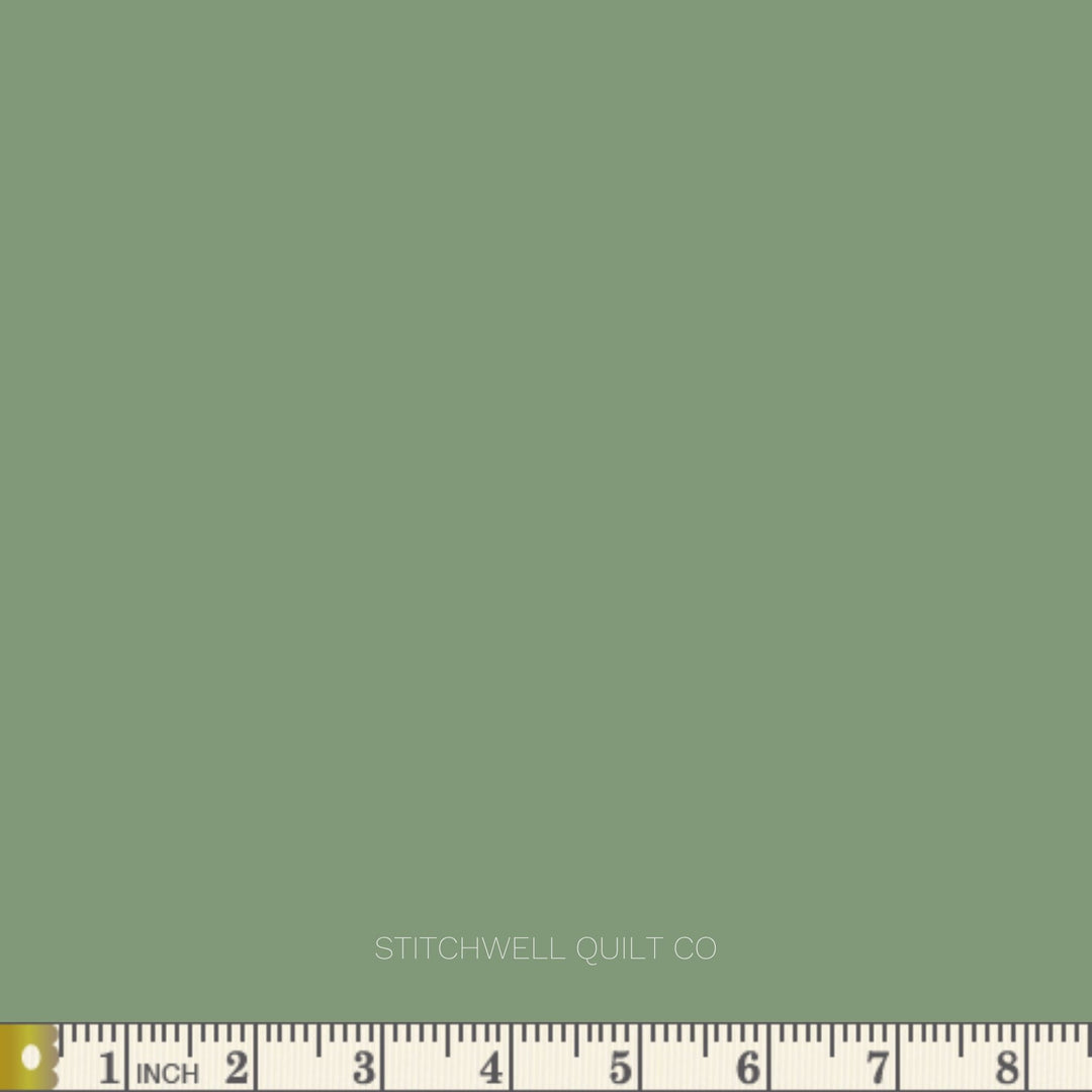 Signature Pure Solids in Matcha Yardage