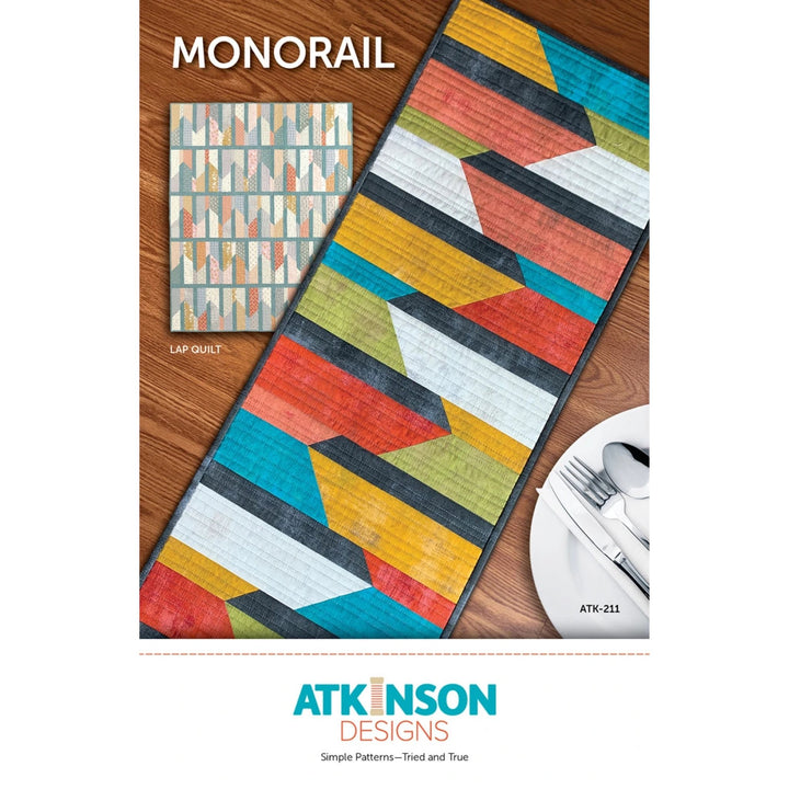 Monorail - Quilt Pattern (Printed)
