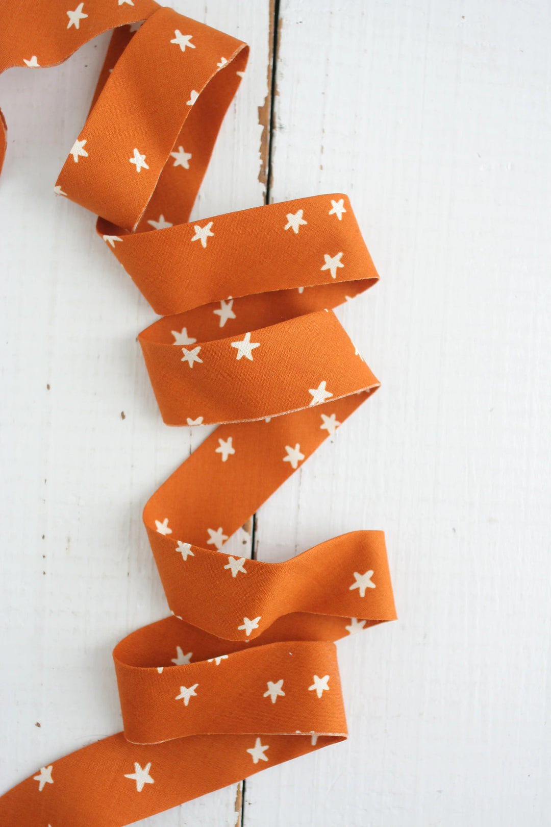 Premade 2.5" Bias Quilt Binding - Starry Saddle, By 1 Yard