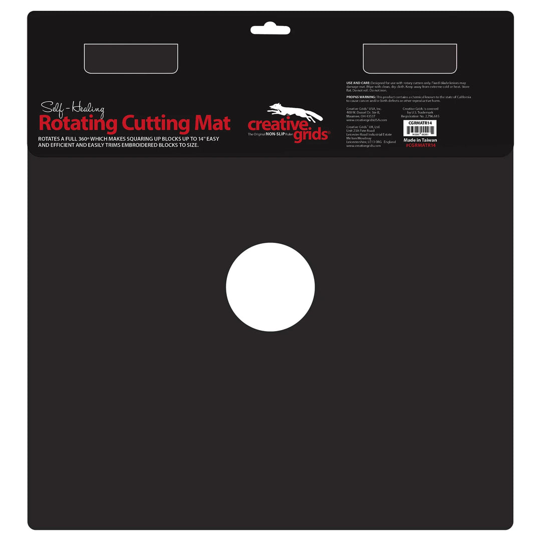 Self-Healing Rotating Cutting Mat (14" x 14")