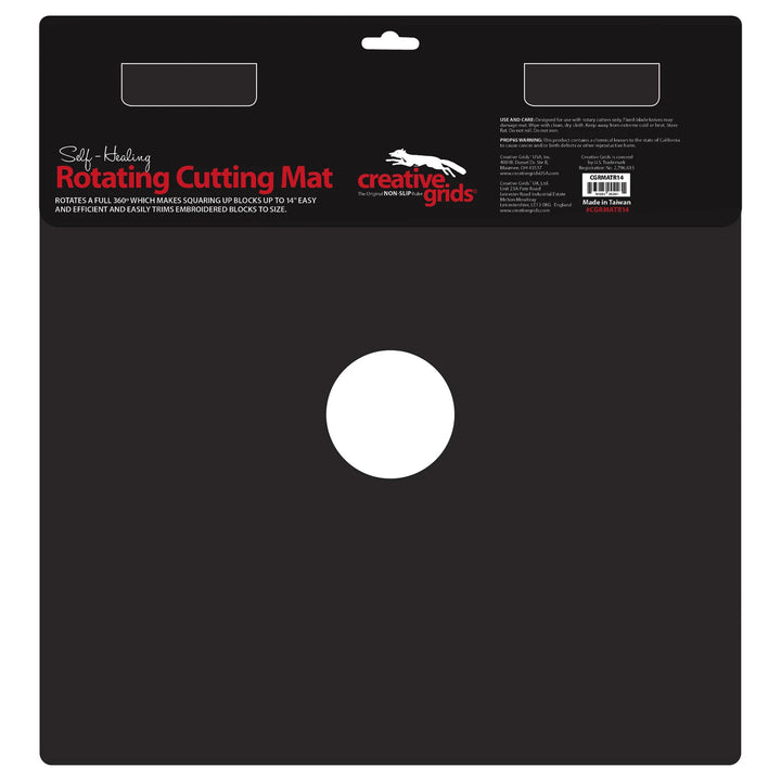 Self-Healing Rotating Cutting Mat (14" x 14")