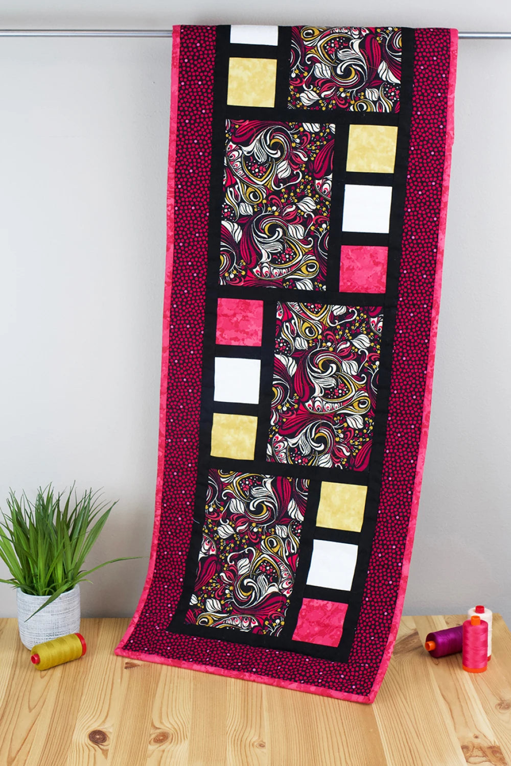 All Squared Up - Table Runner Pattern (Printed)