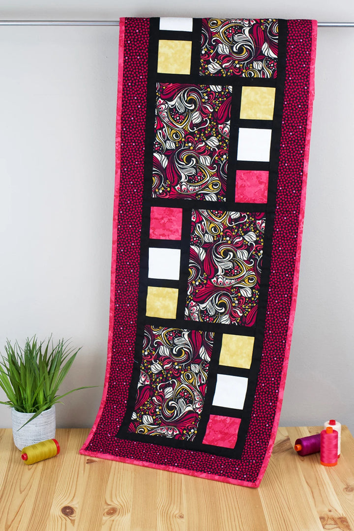 All Squared Up - Table Runner Pattern (Printed)