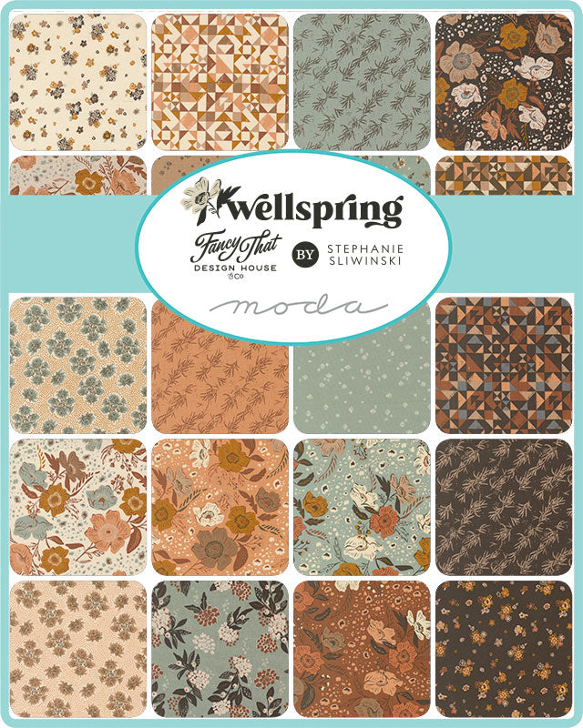 Wellspring - Wellspring Panel in Eggshell Yardage