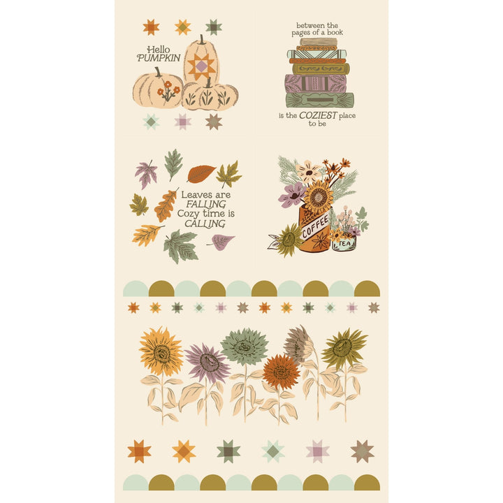 Windfall - Windfall Panel in Eggshell Yardage