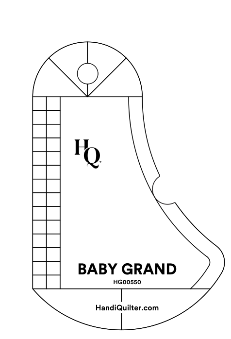 Handi Quilter Baby Grand Ruler