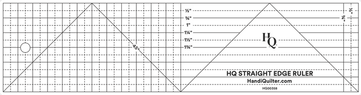 Handi Quilter 3" x 12" Straight Edge Ruler