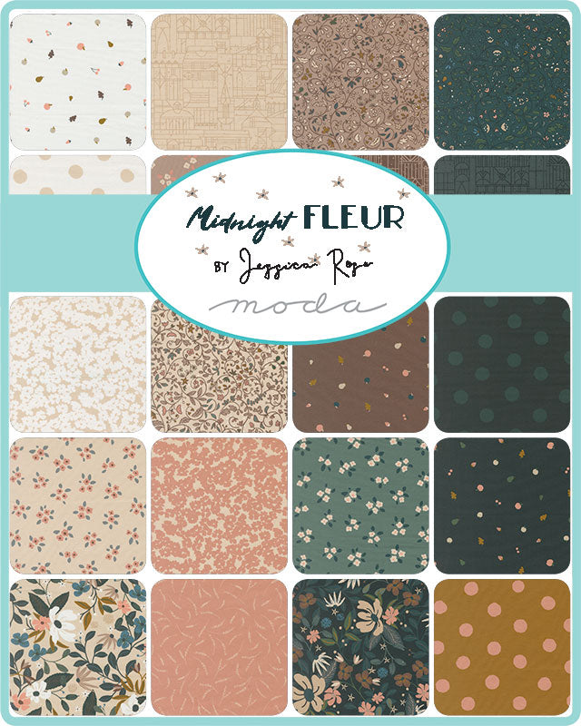 Midnight Fleur - Layer Cake Precut