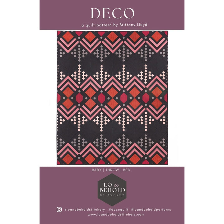 Deco - Quilt Pattern (Printed)
