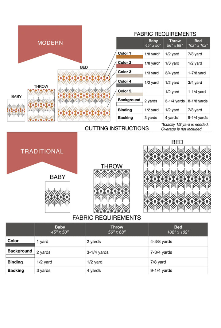 Deco - Quilt Pattern (Printed)