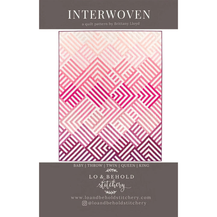 Interwoven - Quilt Pattern (Printed)