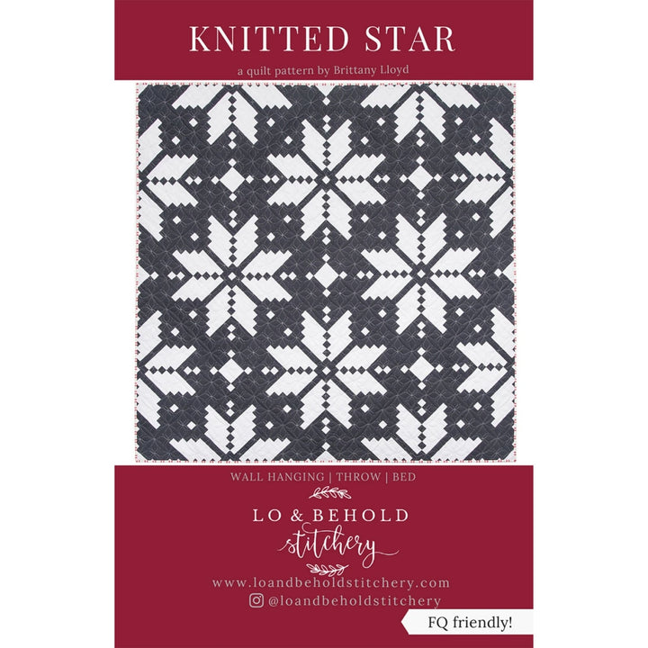 Knitted Star - Quilt Pattern (Printed)
