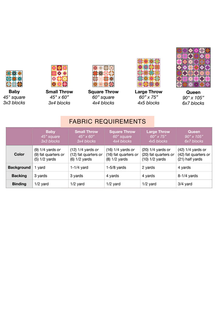 Nightingale - Quilt Pattern (Printed)
