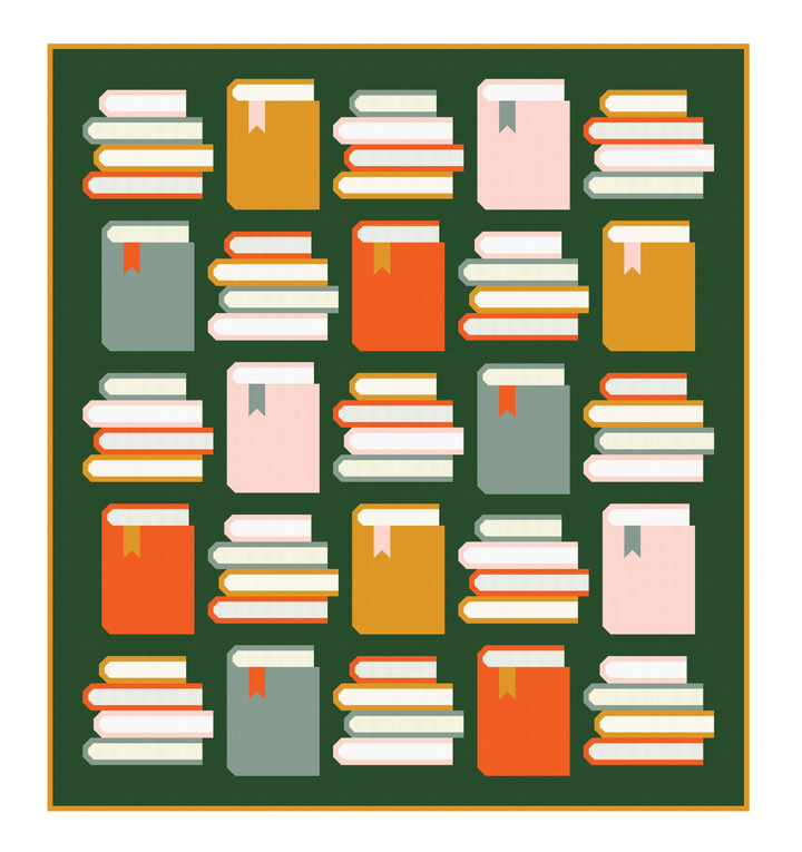 Book Nook - Quilt Pattern (Printed)