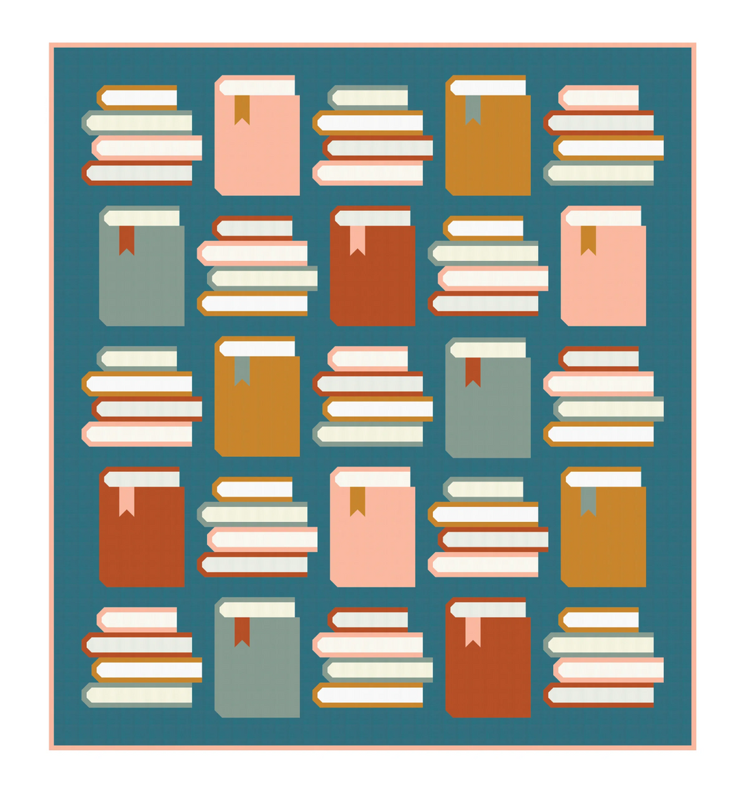 Book Nook - Quilt Pattern (Printed)