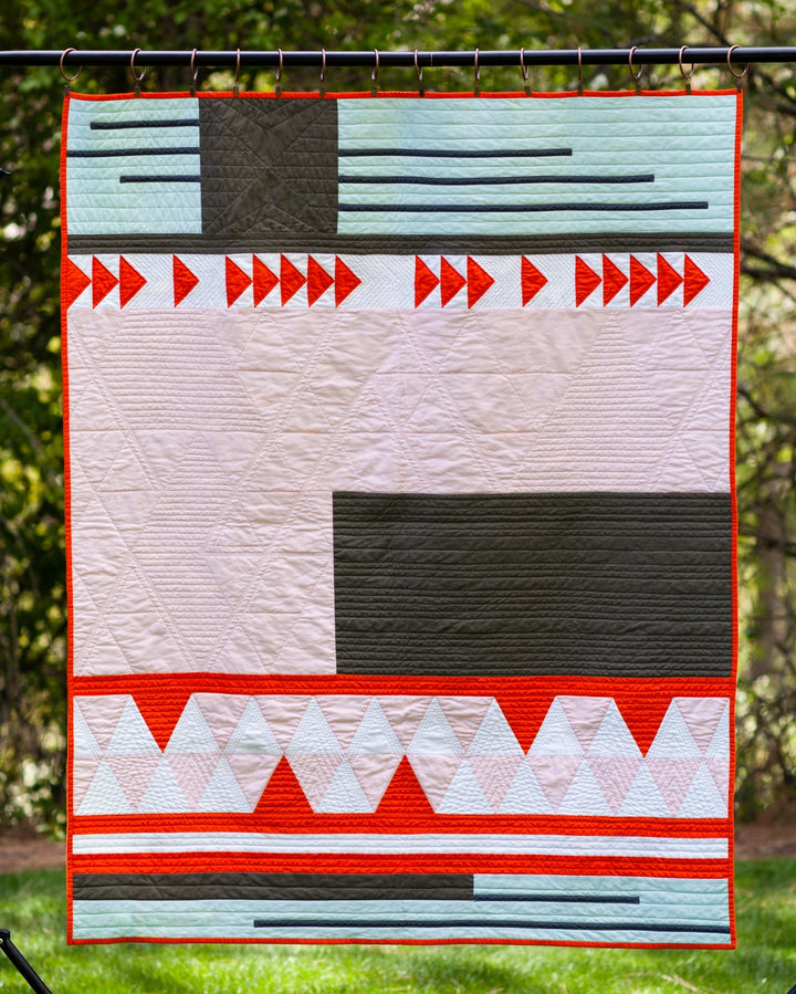 Peaks + Horizons - Quilt Pattern (Printed)