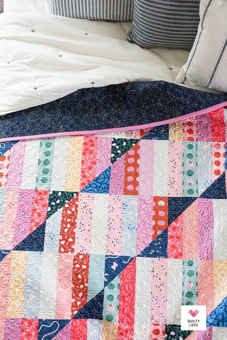 Happy Stripes - Quilt Pattern (Printed)