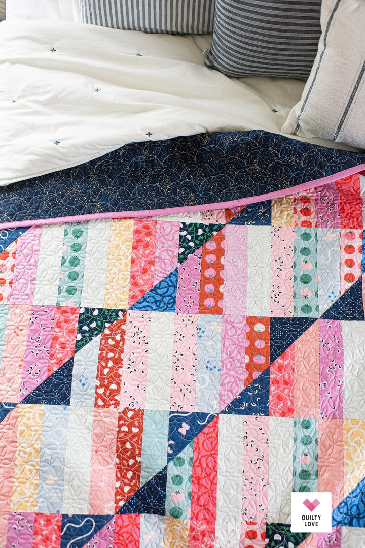 Happy Stripes - Quilt Pattern (Printed)