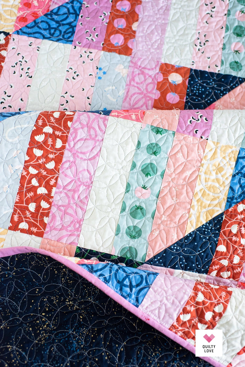 Happy Stripes - Quilt Pattern (Printed)