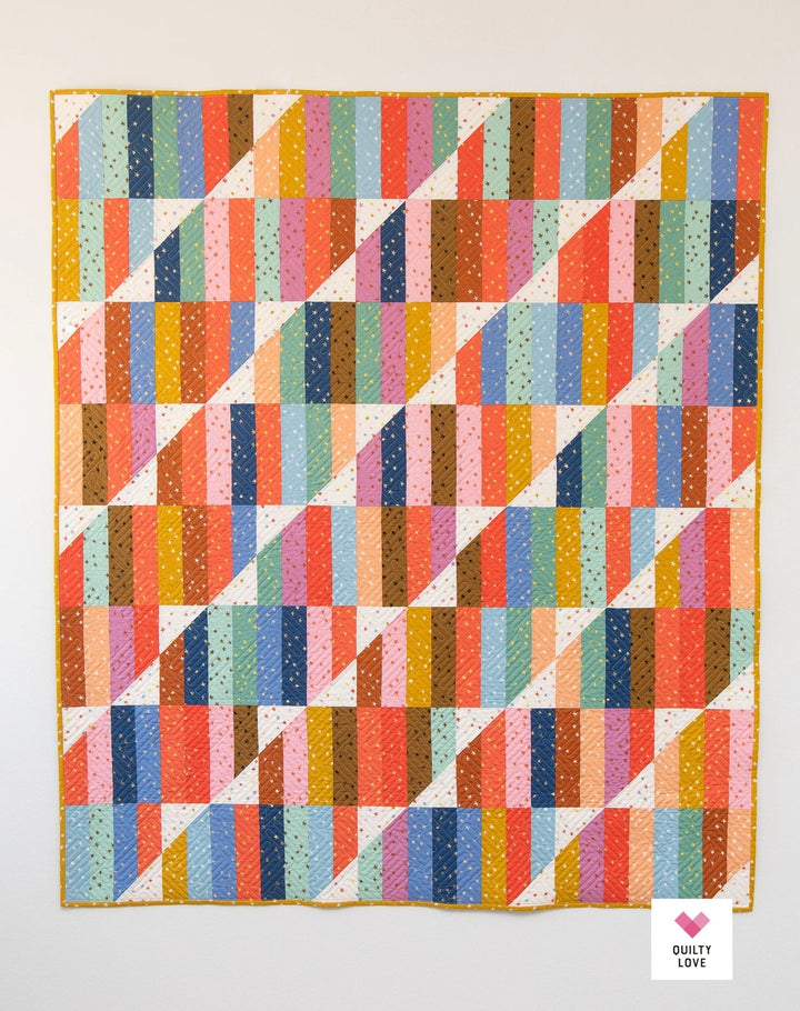 Happy Stripes - Quilt Pattern (Printed)