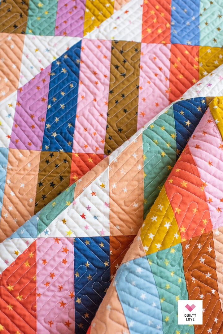 Happy Stripes - Quilt Pattern (Printed)