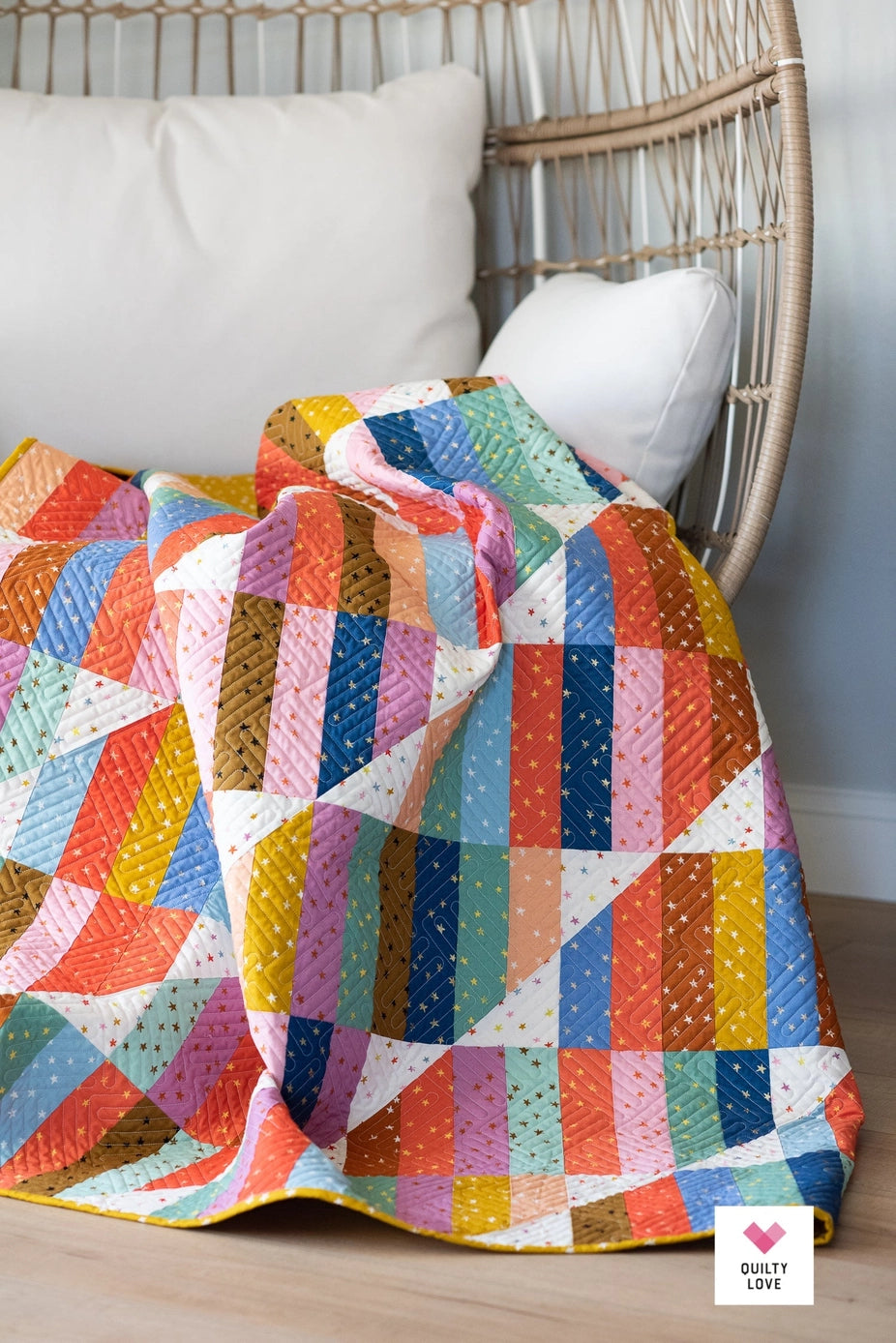 Happy Stripes - Quilt Pattern (Printed)