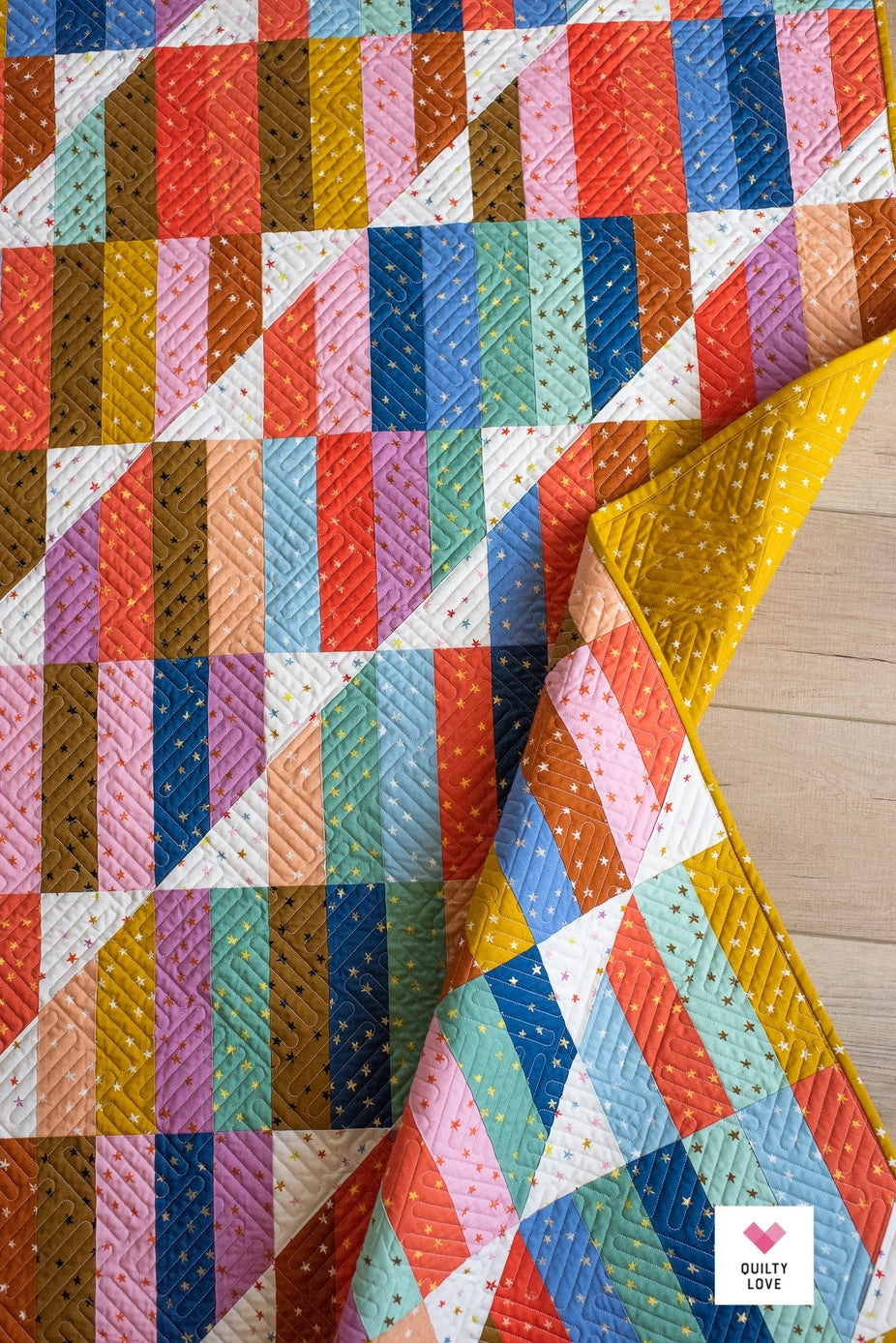 Happy Stripes - Quilt Pattern (Printed)