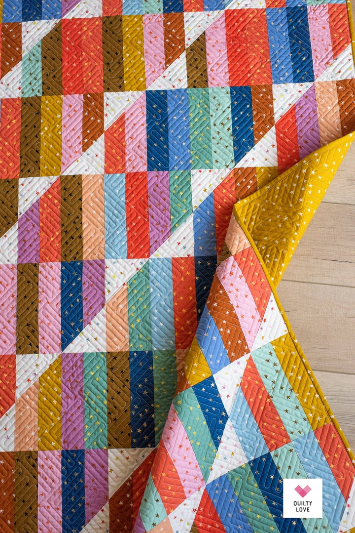 Happy Stripes - Quilt Pattern (Printed)
