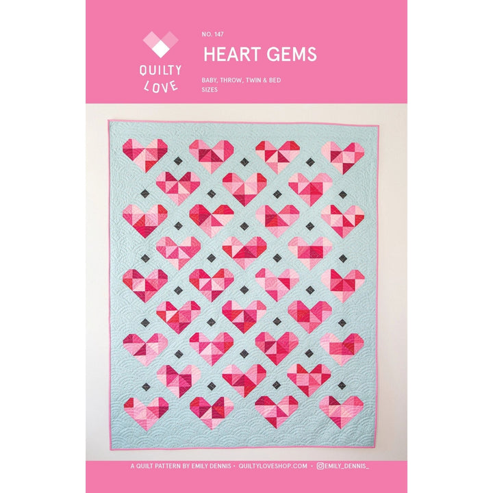 Heart Gems - Quilt Pattern (Printed)