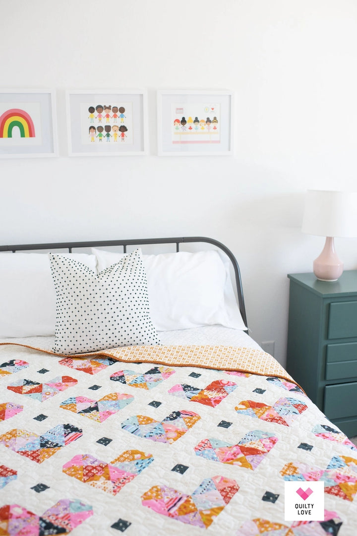 Heart Gems - Quilt Pattern (Printed)