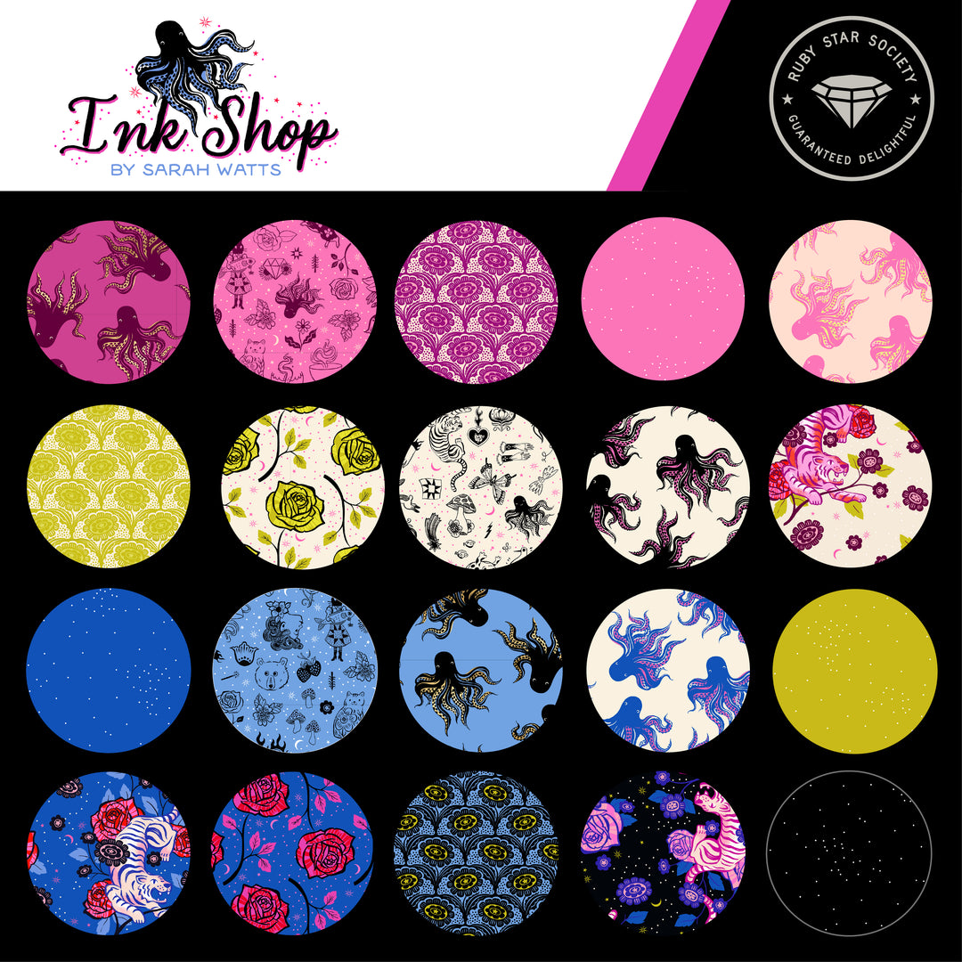 Ink Shop - Fat Quarter Bundle Precut