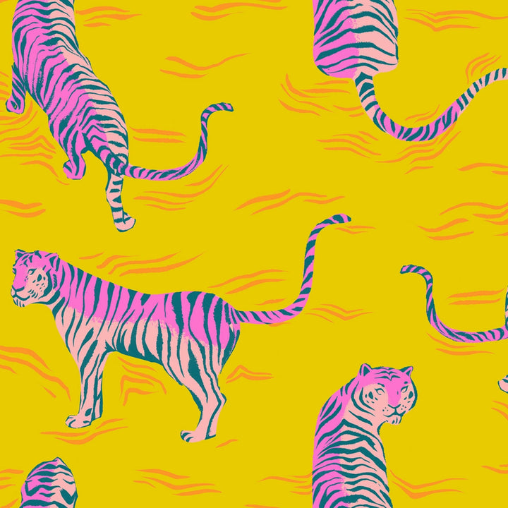 Poolside Too - Tigress in Golden Hour Yardage