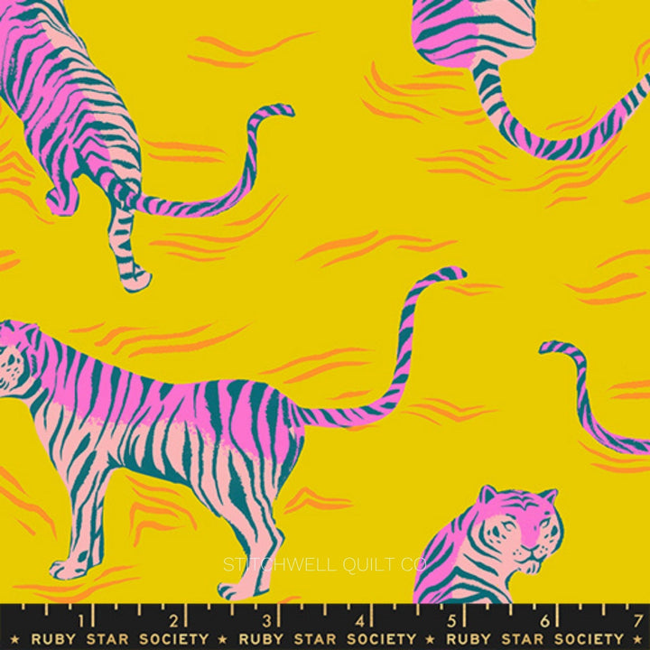 Poolside Too - Tigress in Golden Hour Yardage