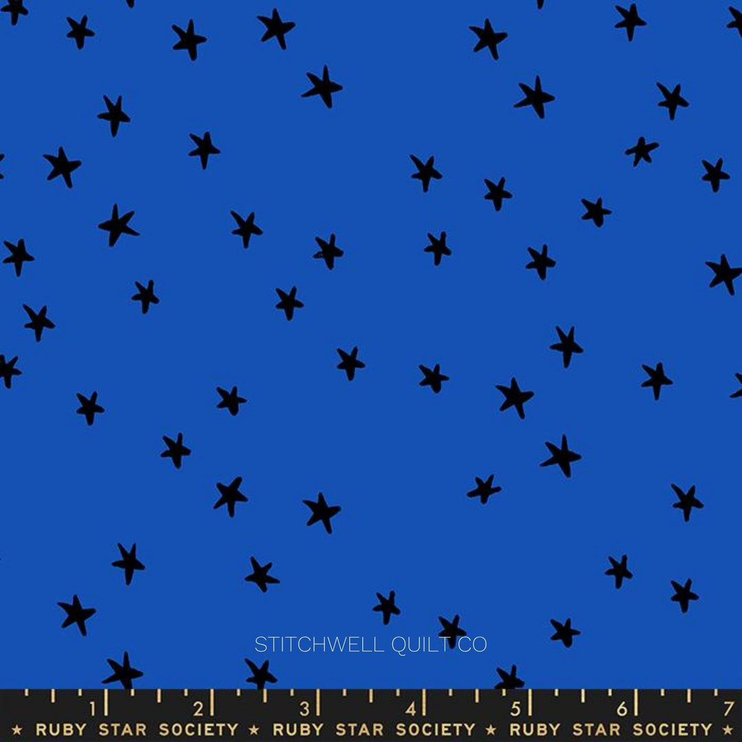 Starry in Blue Ribbon Yardage