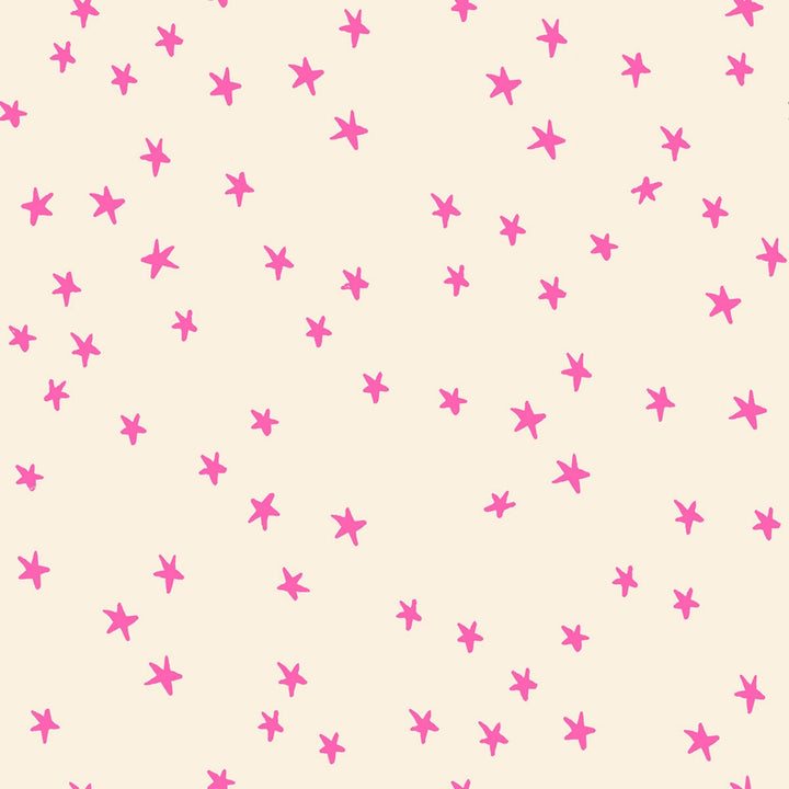 Starry in Neon Pink Yardage