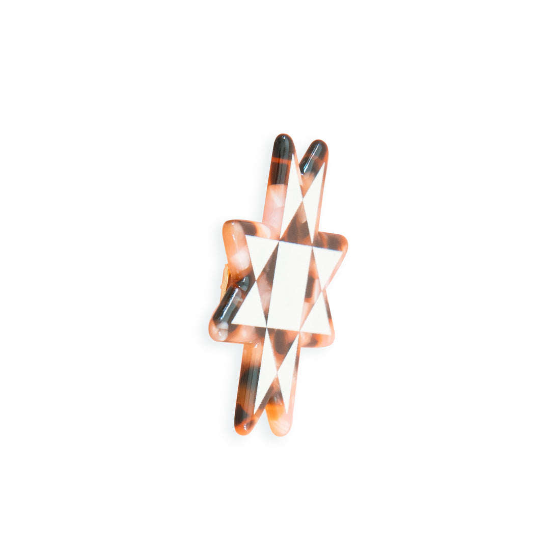 Hair Clip - Modern Quilt Star