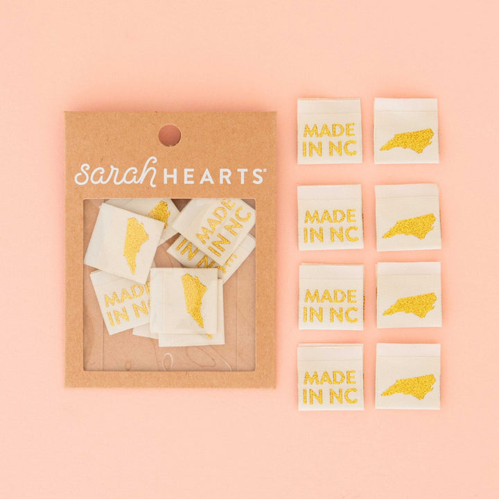 Made in My State South Carolina Woven Labels