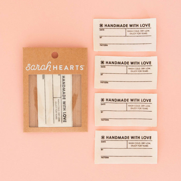 Organic Quilt Info Write-In Woven Labels