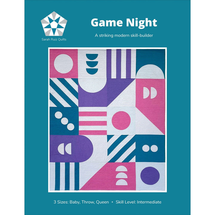 Game Night - Quilt Pattern (Printed)