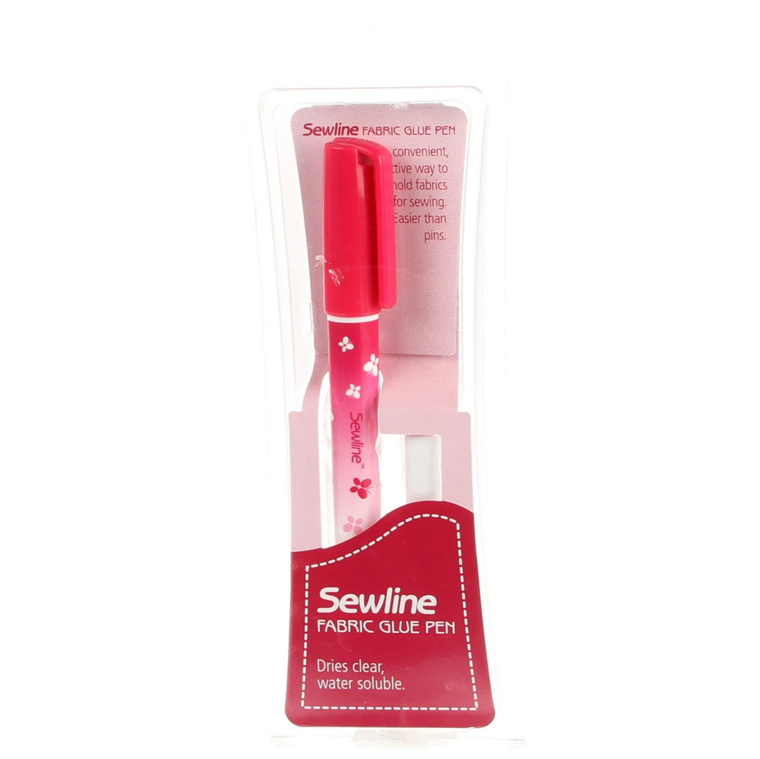 Water Soluble Fabric Glue Pen - Blue