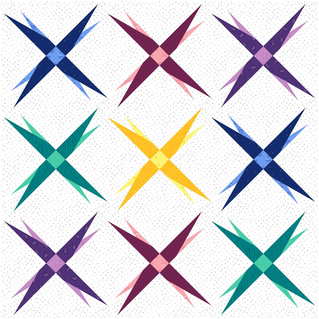Whorl - Quilt Pattern (Printed)