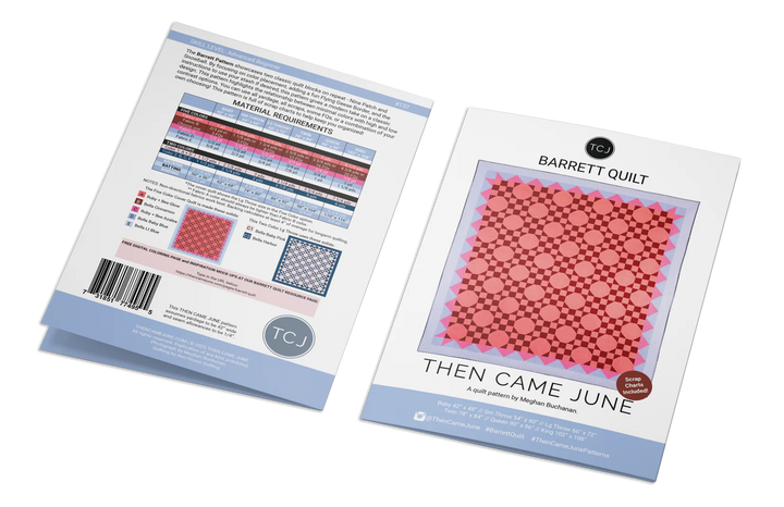 Barrett - Quilt Pattern (Printed)